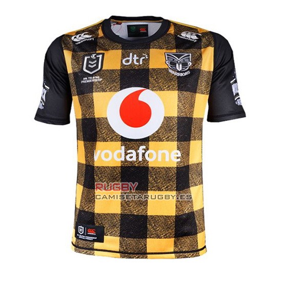 Camiseta Nueva Zelandia Warriors Rugby 2020 Amarillo